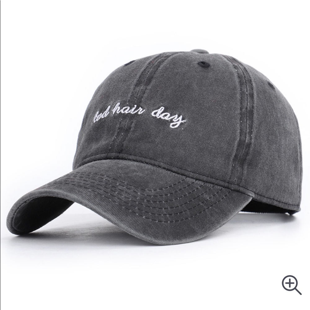 NWOT Black Bad Day Baseball Cap